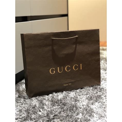 gucci paper bag size|gucci reusable shopping bag.